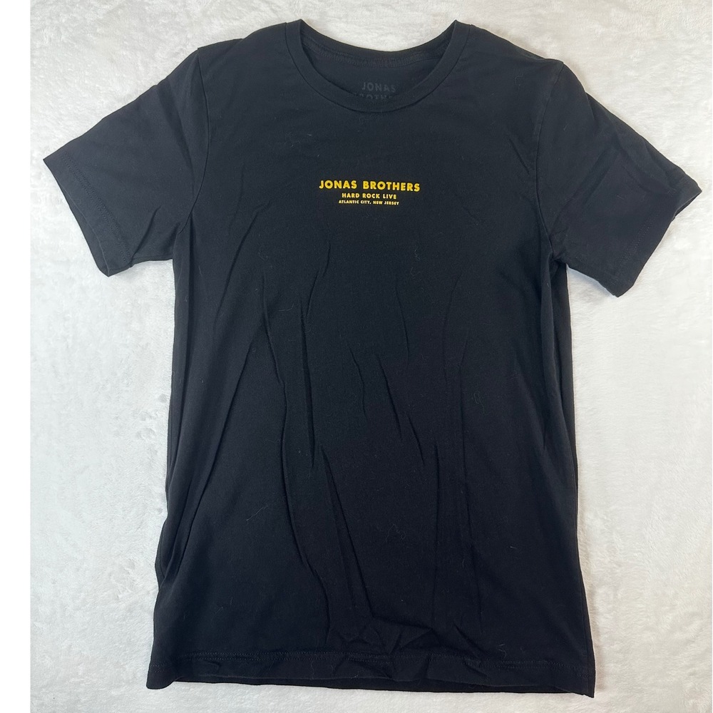 Jonas Brothers Hard Rock Live Atlantic City Concert T-Shirt Black Medium